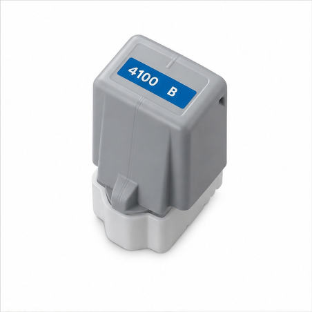Compatible Canon PFI-4100 B Blue Pigment Ink Cartridge 80 ml