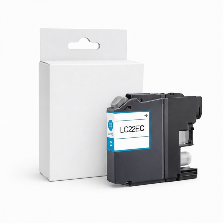 LC22E cyan compatible Brother | remplace LC22EC