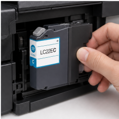 LC22E cyan compatible Brother | remplace LC22EC