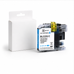 Brother LC22U cyan compatible – remplace LC22UCBP