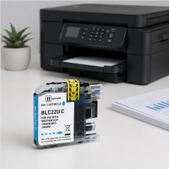 Brother LC22U cyan compatible – remplace LC22UCBP