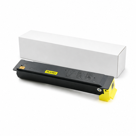 Compatible Kyocera TK-5195Y Yellow Toner, 7,000 Pages