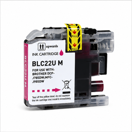 Cartouche d’encre magenta compatible Brother LC22U – remplace LC22UMBP