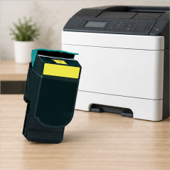 Toner jaune Lexmark CX310/410/510 standard 2 000 pages