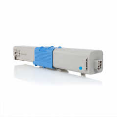 Toner cyan compatible OKI 44469724 pour C510/C530/MC561/MC562