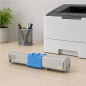 Toner jaune compatible OKI C510/C530/MC561/MC562 – remplace 44469722