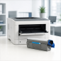 Toner cyan compatible OKI C610 - Remplace 44315307