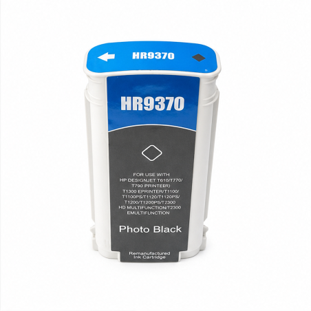 Cartouche d’encre photo noire HP 72 130 ml (C9370A) compatible