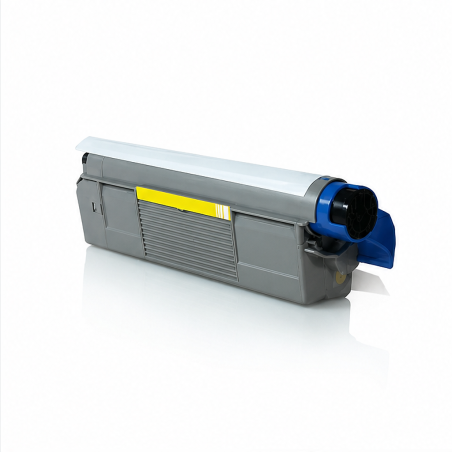 Compatible OKI C612 Yellow Toner Cartridge - Replaces 46507505