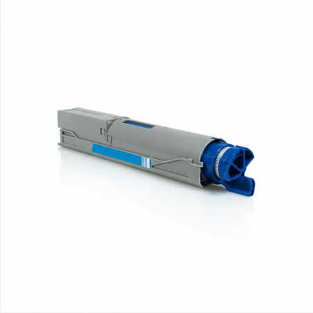 Cartouche toner cyan compatible OKI 43459371 pour C3300/C3400/C3600