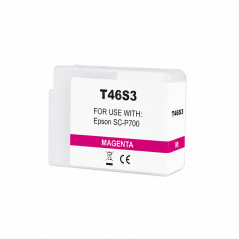 Cartouche d’encre magenta vif Epson T46S3 – 25 ml, compatible C13T46S300