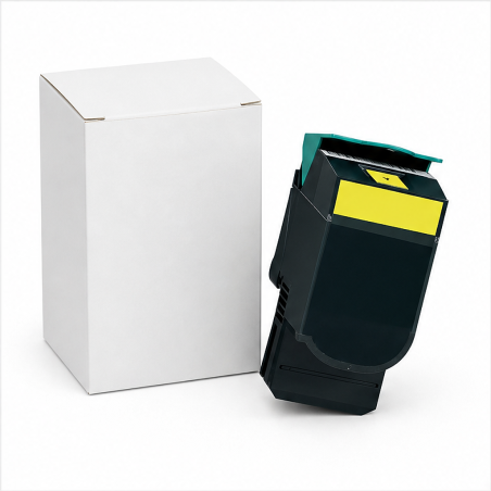 Compatible Lexmark Yellow Toner for CS417/CX417 3,500