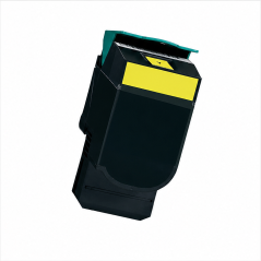 Compatible Yellow Toner Cartridge for Lexmark CS417/CX417/CS517/CX517 71B2HY0 / 71B20Y0