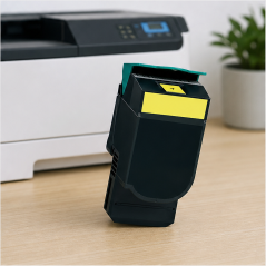 Compatible Lexmark Yellow Toner for CS417/CX417 3,500