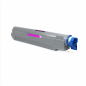 Cartouche de toner magenta compatible OKI C9600/C9650/C9800/C9850 - remplace 42918914