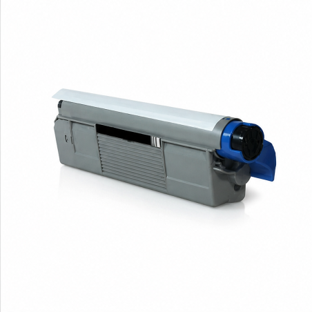 Cartouche toner noir compatible OKI C612 – remplace 46507508