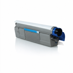 Compatible OKI C612 Cyan Toner Cartridge – replaces 46507507