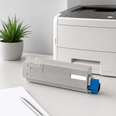 Toner jaune OKI ES6410 compatible - réf. 44315317
