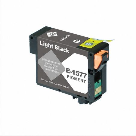Compatible Epson T1577 Light Black Pigment Ink Cartridge 29.5 ml