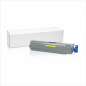 Toner jaune compatible OKI C9600/C9650/C9800/C9850 - Remplace 42918913
