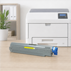 Toner jaune compatible OKI 42918913 - C9600/C9850