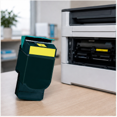 Compatible Yellow Toner for Lexmark CX410/CX510