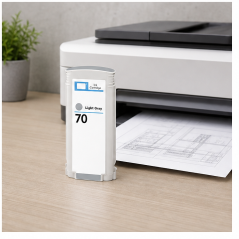 HP 70 Light Gray 130 ml C9451A | DesignJet Ink