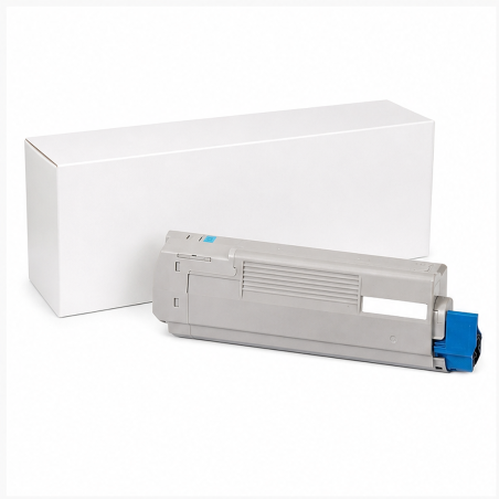 OKI C822 Cyan Toner Compatible 44844615, 7300 Pgs