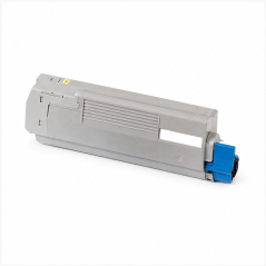 Cartouche de toner jaune compatible OKI 43865721 pour C5850/C5950/MC560