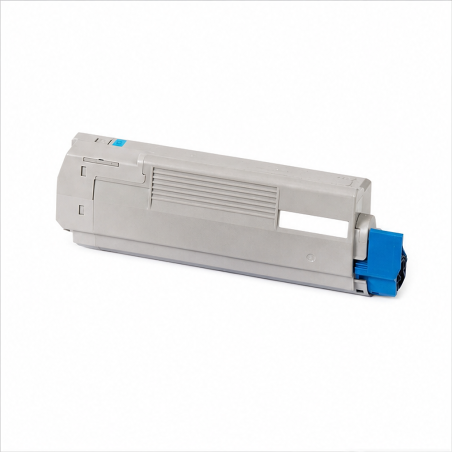 Toner cyan compatible OKI 43865723 pour C5850/C5950/MC560 - 6 000 pages