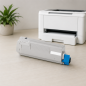 Toner noir compatible OKI Executive ES6410 - remplace 44315320