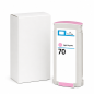 Compatible HP 70 Light Magenta 130 ml Ink Cartridge C9455A