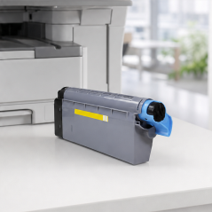 Toner jaune compatible OKI 45396301 - MC760/MC770