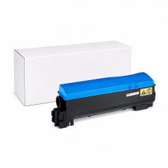 Compatible Kyocera TK-550 Cyan Toner, 6,000 Pages