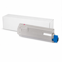Compatible OKI 43865722 Magenta Toner, 6,000 Pages