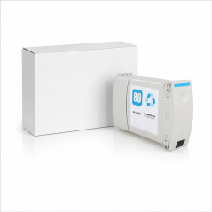 Compatible HP 80 Cyan Cartridge 350 ml | FlashToner