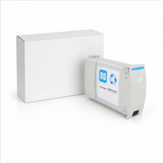 Cartouche Compatible HP 80 Cyan 350 ml FlashToner