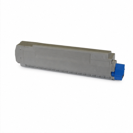 Toner cyan compatible OKI MC860 - remplace 44059211