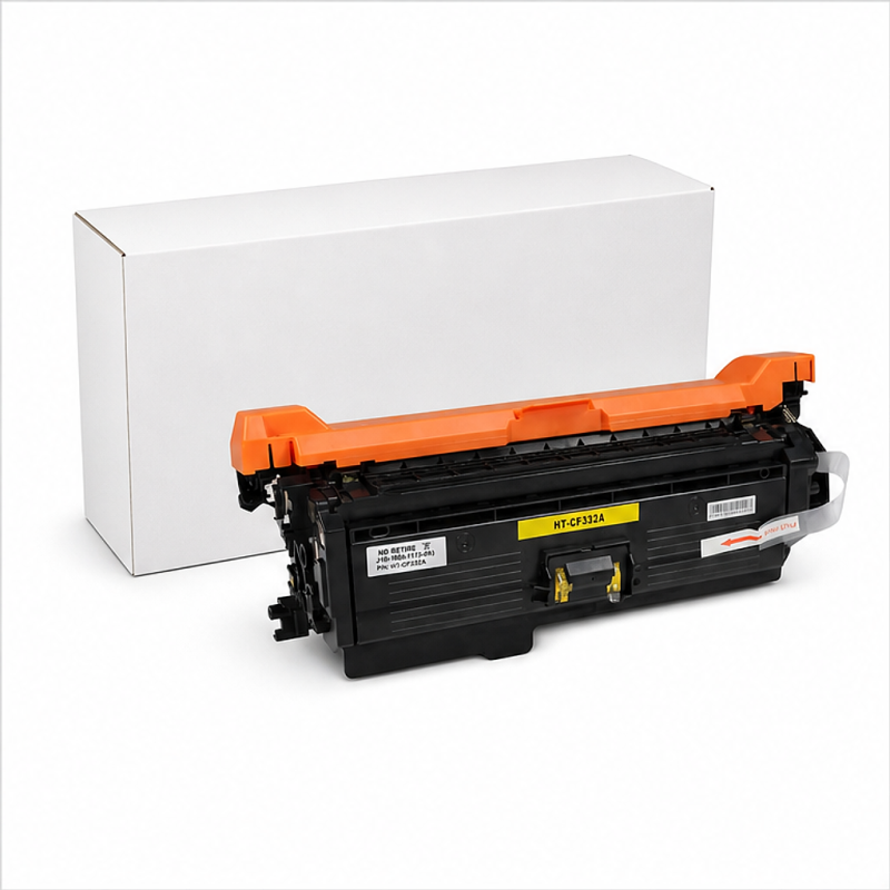 Cartouche de toner jaune compatible HP 654A CF332A