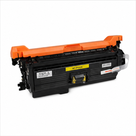 Yellow compatible toner cartridge for HP 654A CF332A