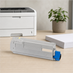 Toner jaune OKI 46443101 pour C833/C843 | 10 000 pages