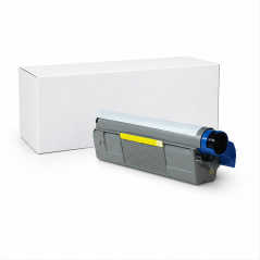 Toner jaune OKI C712 compatible - 11 500 pages