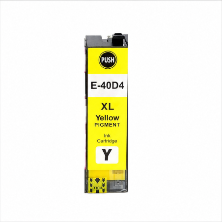 Cartouche d’encre jaune compatible Epson T40D4, 56 ml