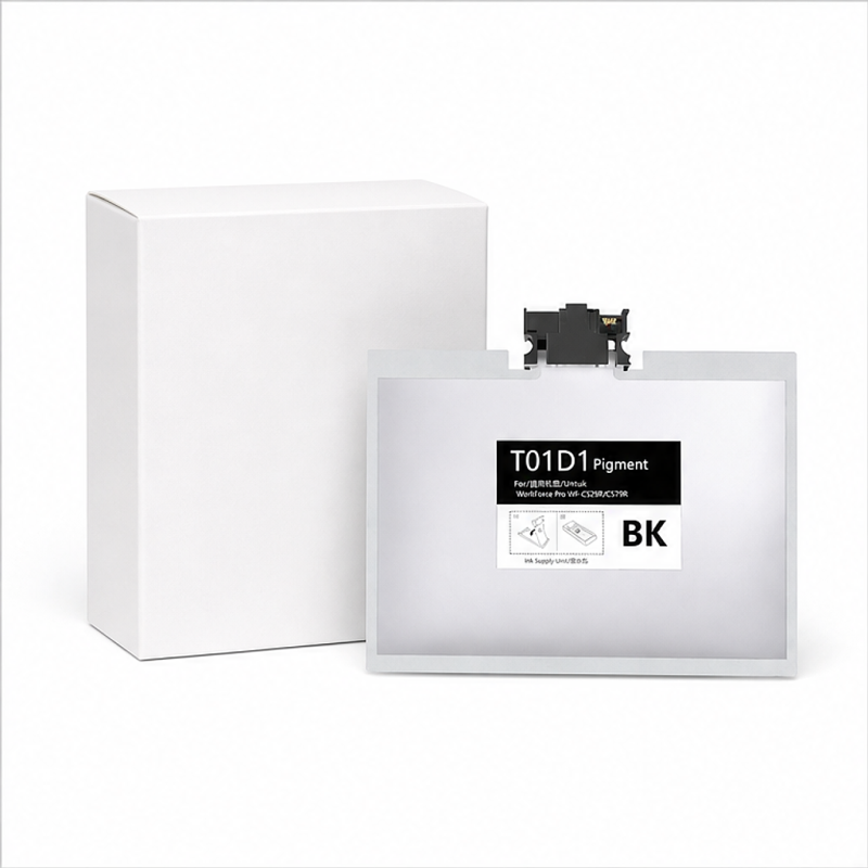 Cartouche d’encre noire pigmentée Epson T01D1/T01C1 compatible, remplace C13T01D100/C13T01C100