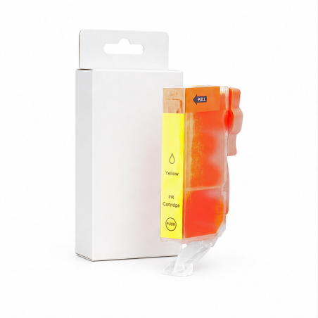 Cartouche jaune Canon CLI-521Y compatible 2936B001