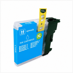 BULK Brother LC980XL/1100XL/985XL Cyan Ink Cartridge