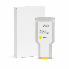 Cartouche HP 730 jaune 300 ml DesignJet P2V70A