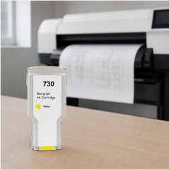 HP 730 Yellow 300 ml DesignJet Cartridge P2V70A