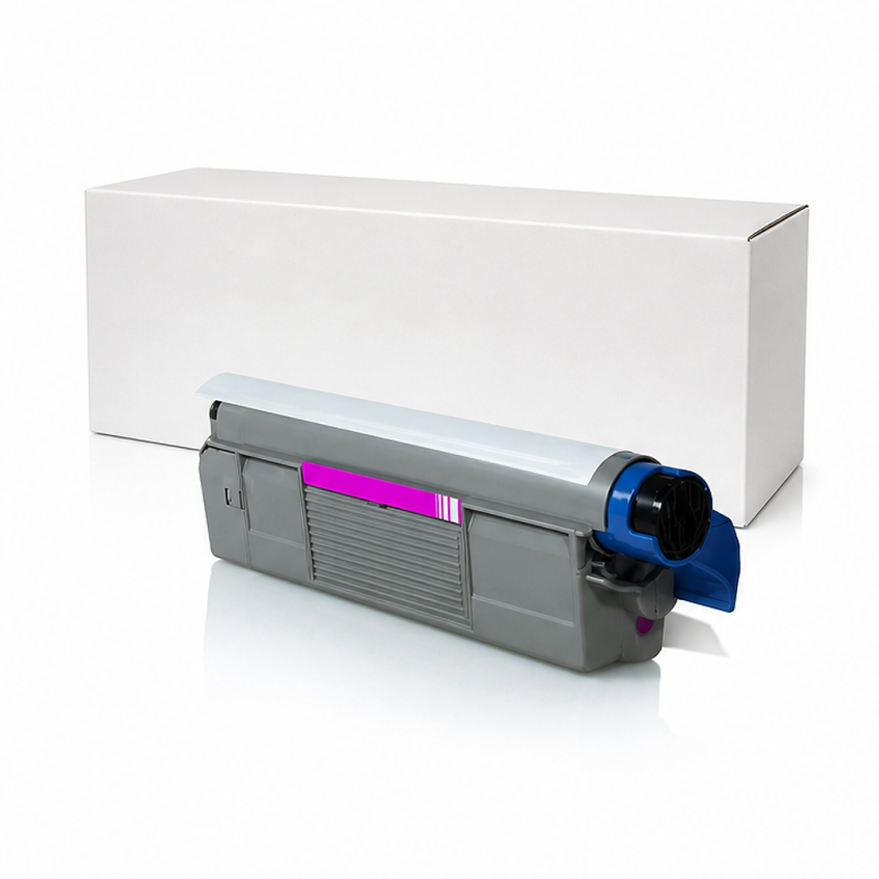 Toner magenta compatible OKI C712 – remplace 46507614