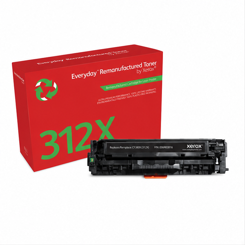 Toner noir remanufacturé Xerox Everyday compatible HP CF380X / 312X